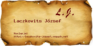 Laczkovits József névjegykártya
