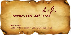 Laczkovits József névjegykártya